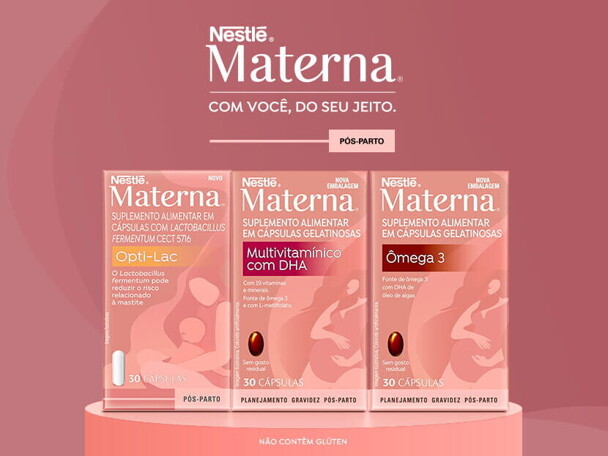 Linha Lactantes - MV com DHA, Opti-Lac e Ômega 3 Linha Lactantes - MV com DHA, Opti-Lac e Ômega 3